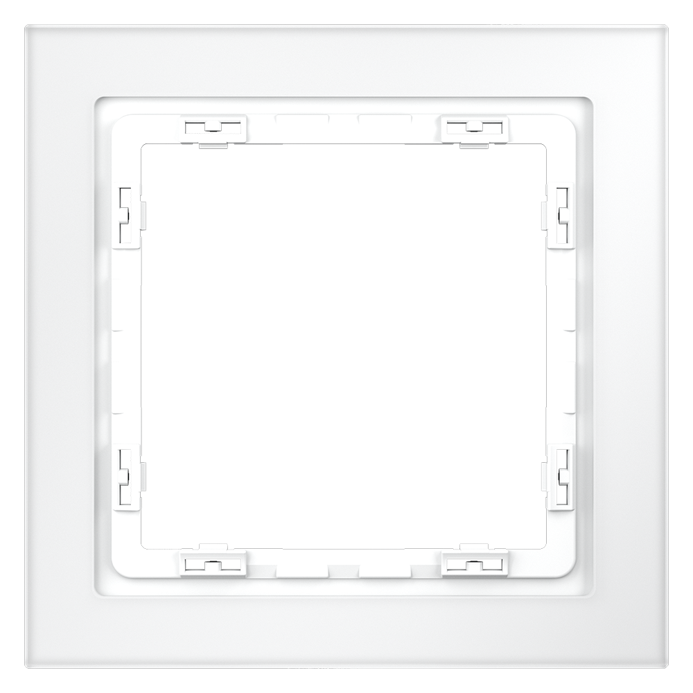 Рамка стеклянная Voltum S70 Белый матовый VLS110102 — изображение 2