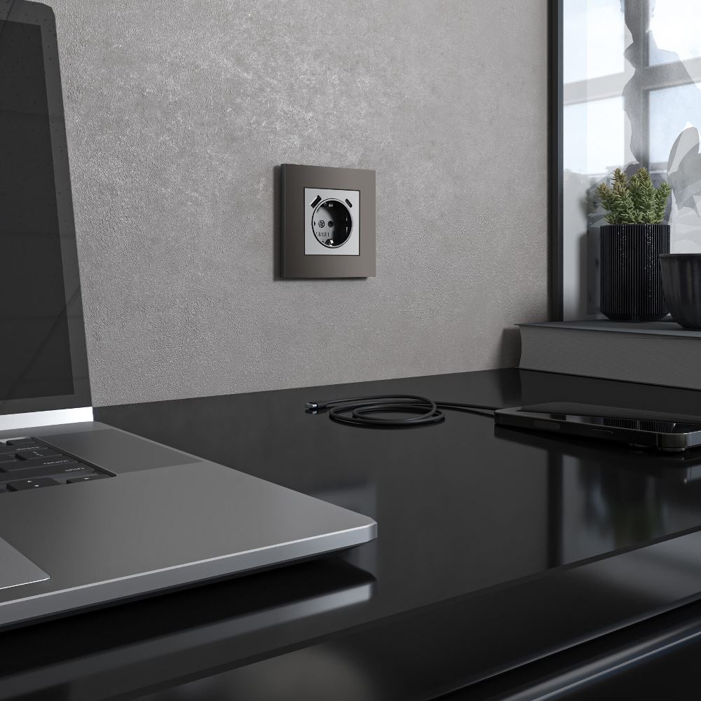 Рамка из поликарбоната Werkel Slab на 1 пост Бронза W0012963 — изображение 2