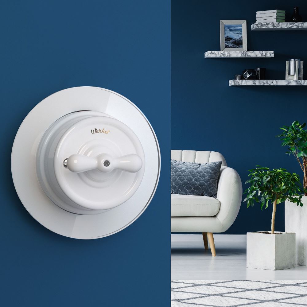 Рамка стеклянная Werkel на 1 пост Белый W0015101 — изображение 3