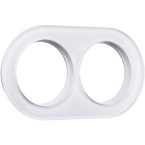 Рамка стеклянная Werkel на 2 поста Белый W0025101