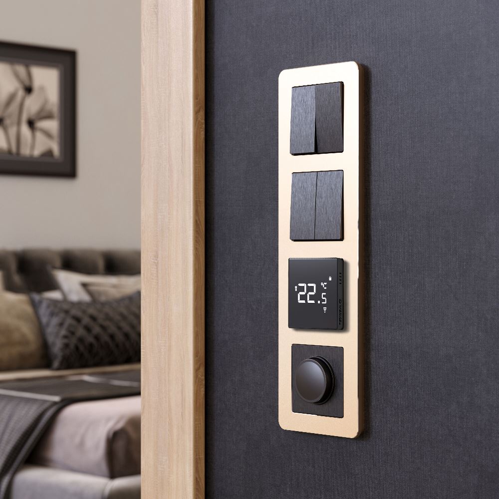 Рамка из металла Werkel Platinum на 4 поста Шампань W0042611 — изображение 3