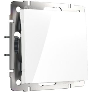 Выключатель одноклавишный встраиваемый Werkel Белый W1110001