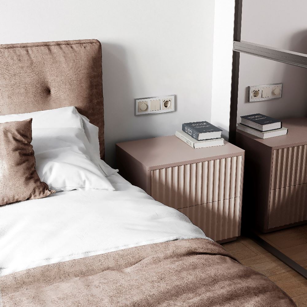 Выключатель одноклавишный встраиваемый проходной Werkel с подсветкой Айвори матовый W1112162 — изображение 3