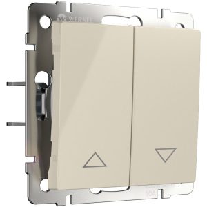 Выключатель жалюзи встраиваемый Werkel Слоновая кость W1124503