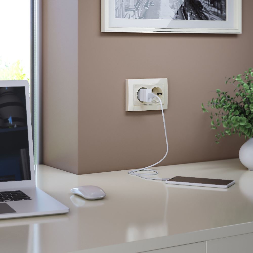 Розетка встраиваемая двойная Werkel W с заземлением Слоновая кость W1172003 — изображение 3