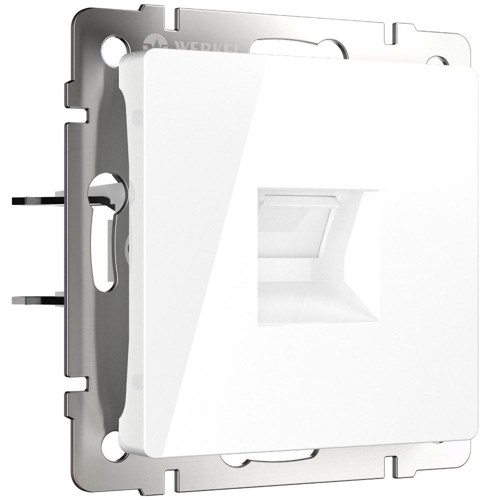 Розетка встраиваемая Ethernet Werkel RJ-45 Белый W1181001