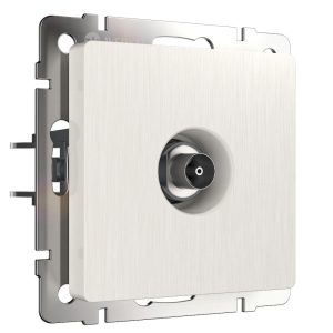 ТВ-розетка встраиваемая оконечная Werkel Перламутровый рифленый W1183013