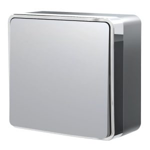 Выключатель одноклавишный встраиваемый проходной Werkel Gallant Cеребряный W5012006