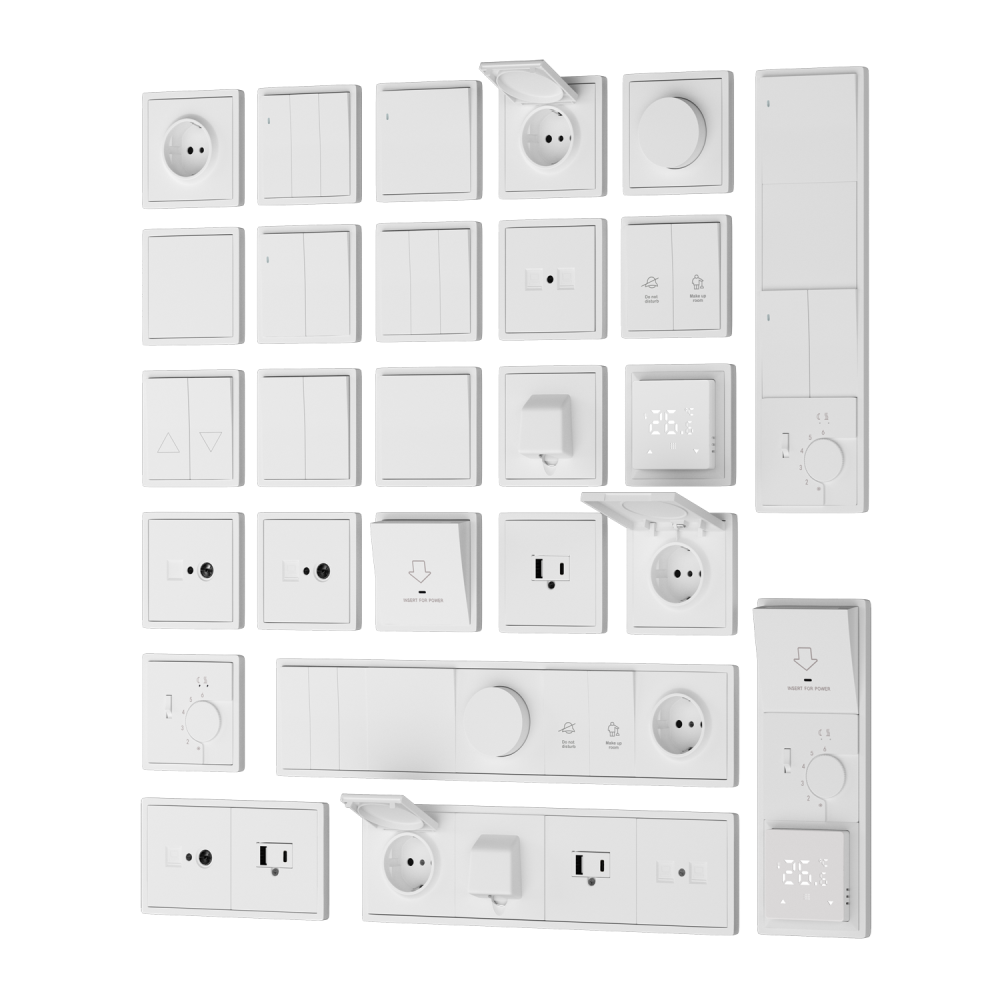 Розетка встраиваемая Donel R98 Schuko с крышкой и заземлением на клеммах Белый матовый DA17700-DA45433 — изображение 3