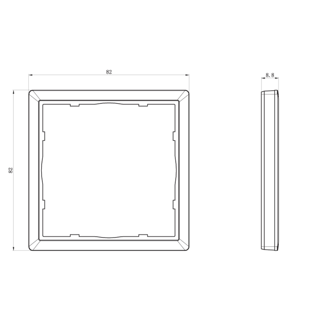 Рамка пластиковая Donel R98 нa 1 пост Изумруд матовый DA21139 — изображение 3