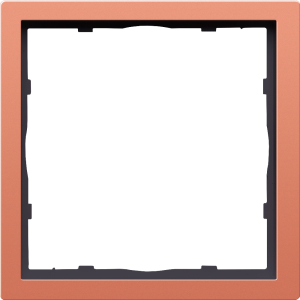 Рамка пластиковая Donel R98 нa 1 пост Коралл матовый DA21145