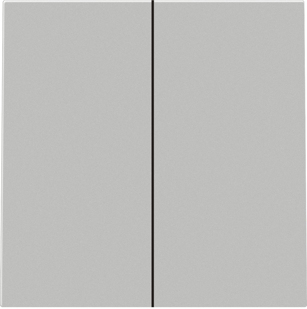 Выключатель двухклавишный встраиваемый Donel R98 звонкового типа Серый матовый DA25100-DA29540 — изображение 2