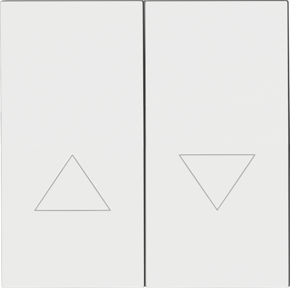 Выключатель жалюзи встраиваемый Donel R98 с блокировкой Белый матовый DA25800-DA29433 — изображение 2