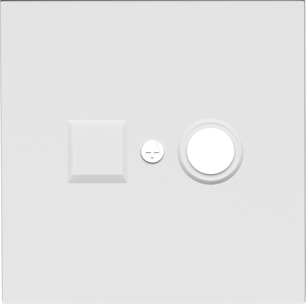 ТВ-розетка встраиваемая оконечная Donel R98 Белый матовый DA30100-DA87933 — изображение 2