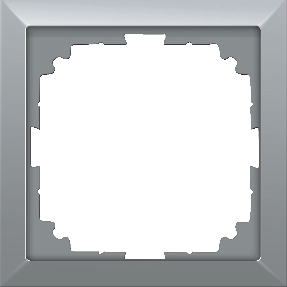 Рамка промежуточная Donel R98 для монтажа устройств Алюминий матовый DA40826