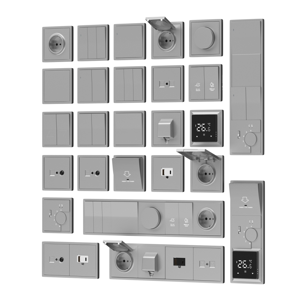 Вывод кабеля Donel R98 Алюминий матовый DA87126 — изображение 2