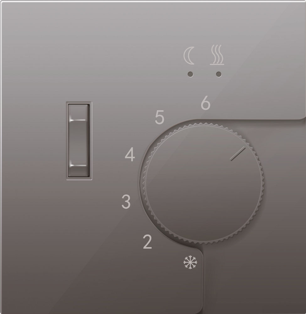 Терморегулятор механический Donel R98 с внешним датчиком пола Сталь матовая DTEF231-DA14937 — изображение 2