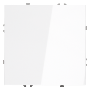 Выключатель одноклавишный встраиваемый проходной Voltum S70 Белый Глянцевый VLS010301