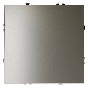 Выключатель одноклавишный встраиваемый проходной Voltum S70 Шелк VLS010304