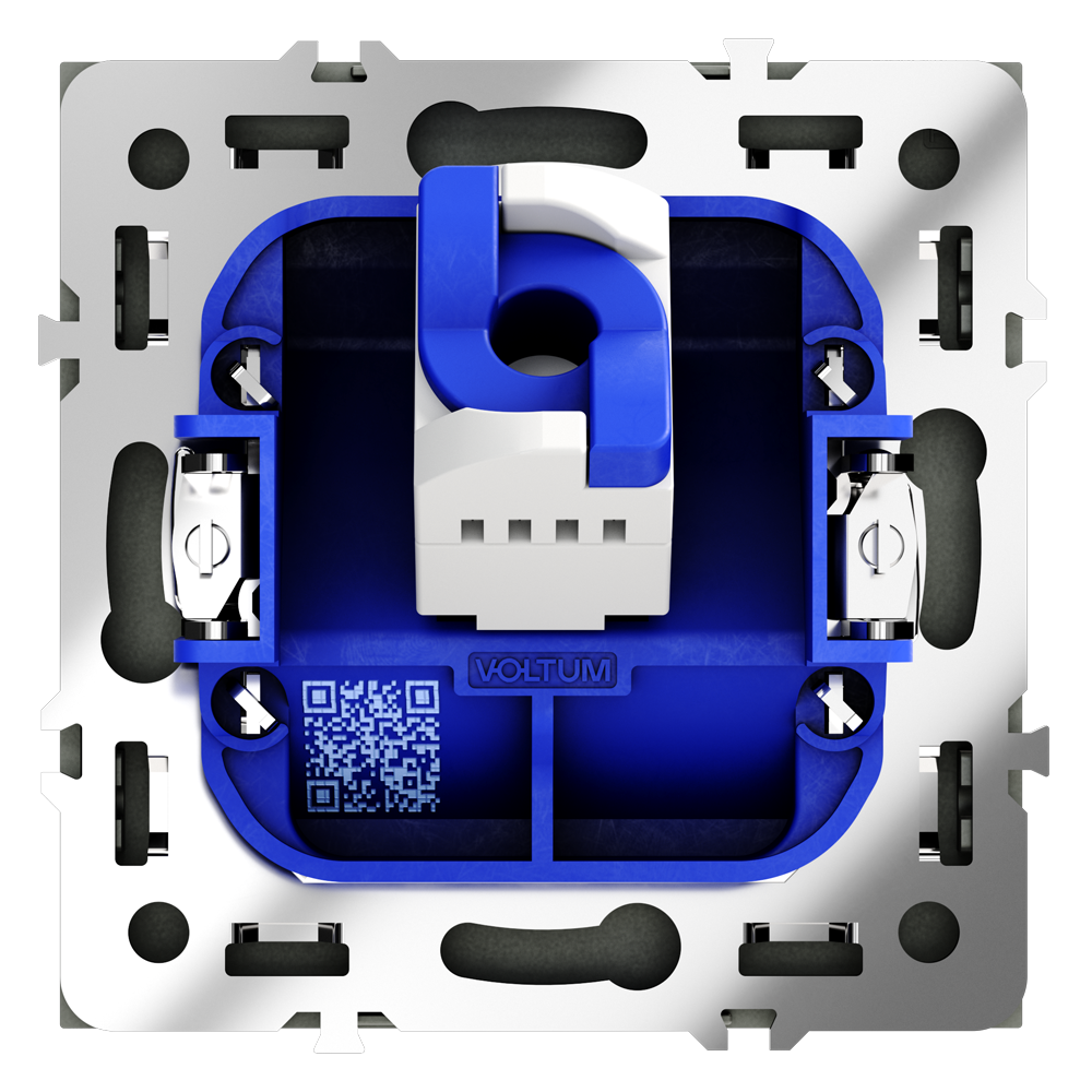 Розетка встраиваемая Ethernet Voltum S70 RJ45 cat.6 Черный матовый VLS060108 — изображение 3