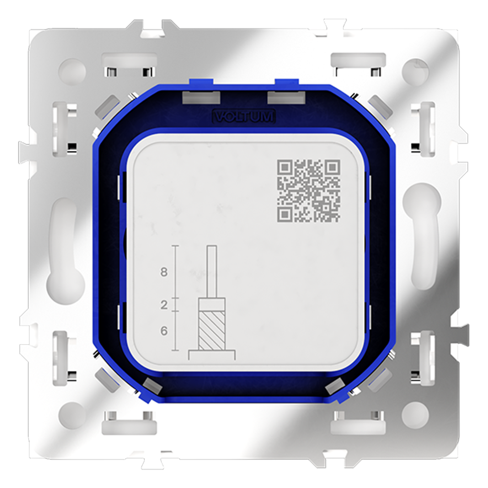 Розетка встраиваемая TV-SAT Voltum S70 оконечная Кашемир VLS060403 — изображение 3