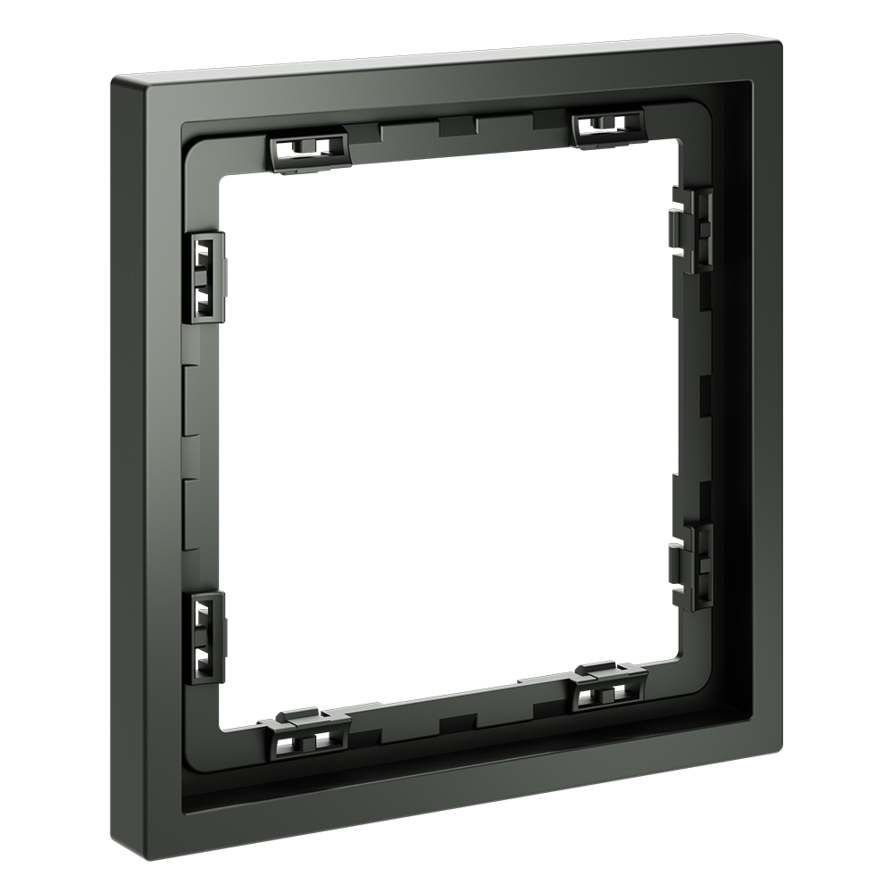 Рамка пластиковая Voltum S70 на 1 пост Титан глянцевый VLS100106 — изображение 2