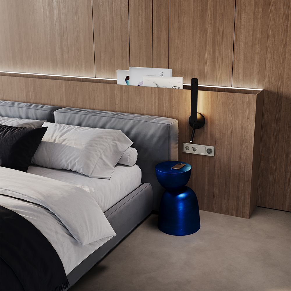 Рамка стеклянная Voltum S70 на 4 поста Кашемир глянцевый VLS110403 — изображение 4