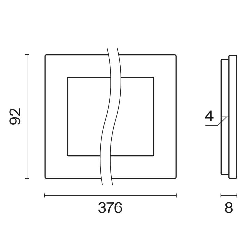 Рамка стеклянная Voltum S70 на 5 постов Графит глянцевый VLS110507 — изображение 5