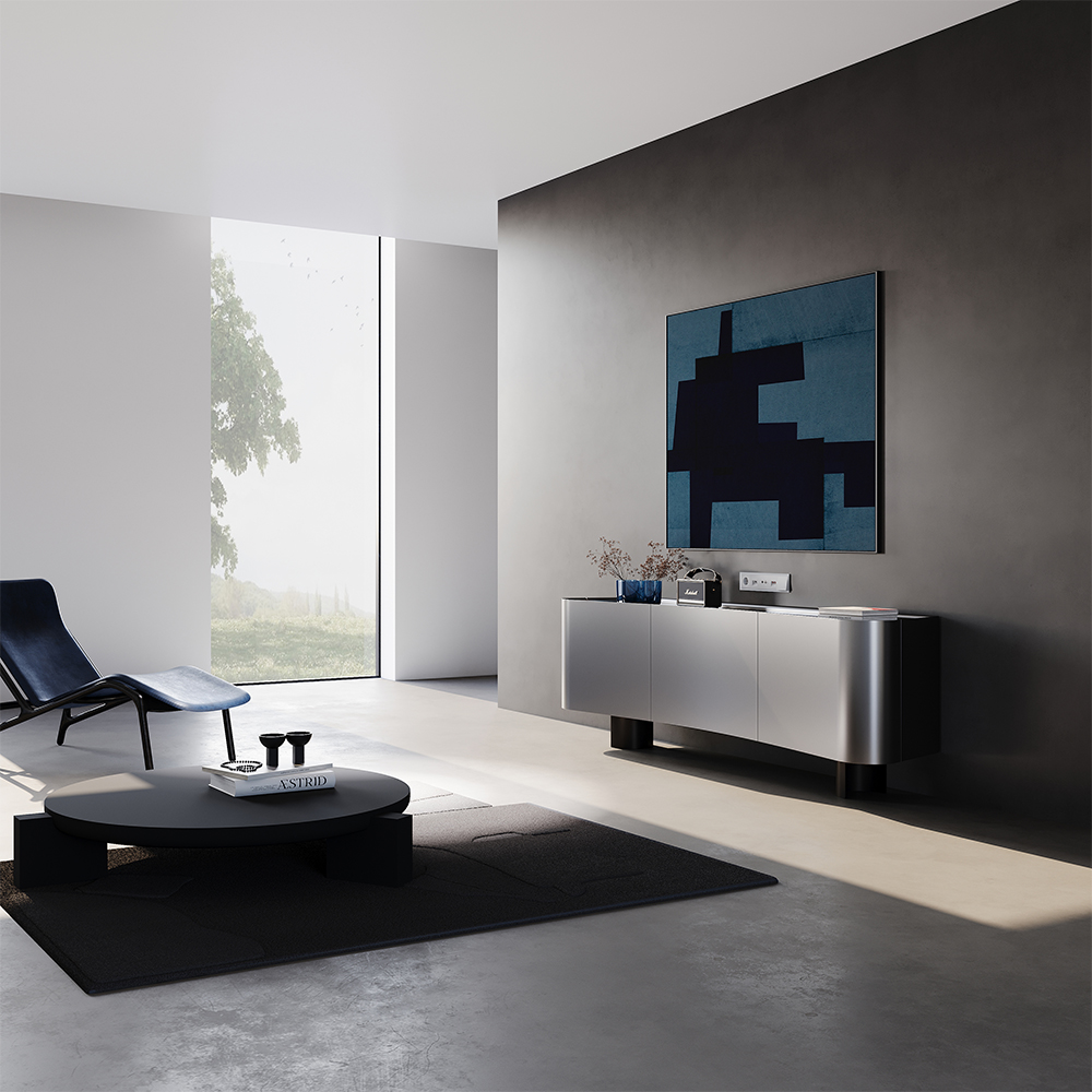 Рамка стеклянная Voltum S70 на 5 постов Белый матовый VLS110502 — изображение 4